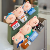 LuLu The Piggy Office My Workplace Partners - Monitor Plush Keychain Blind Box