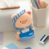 LuLu The Piggy Office My Workplace Partners - Monitor Plush Keychain Blind Box