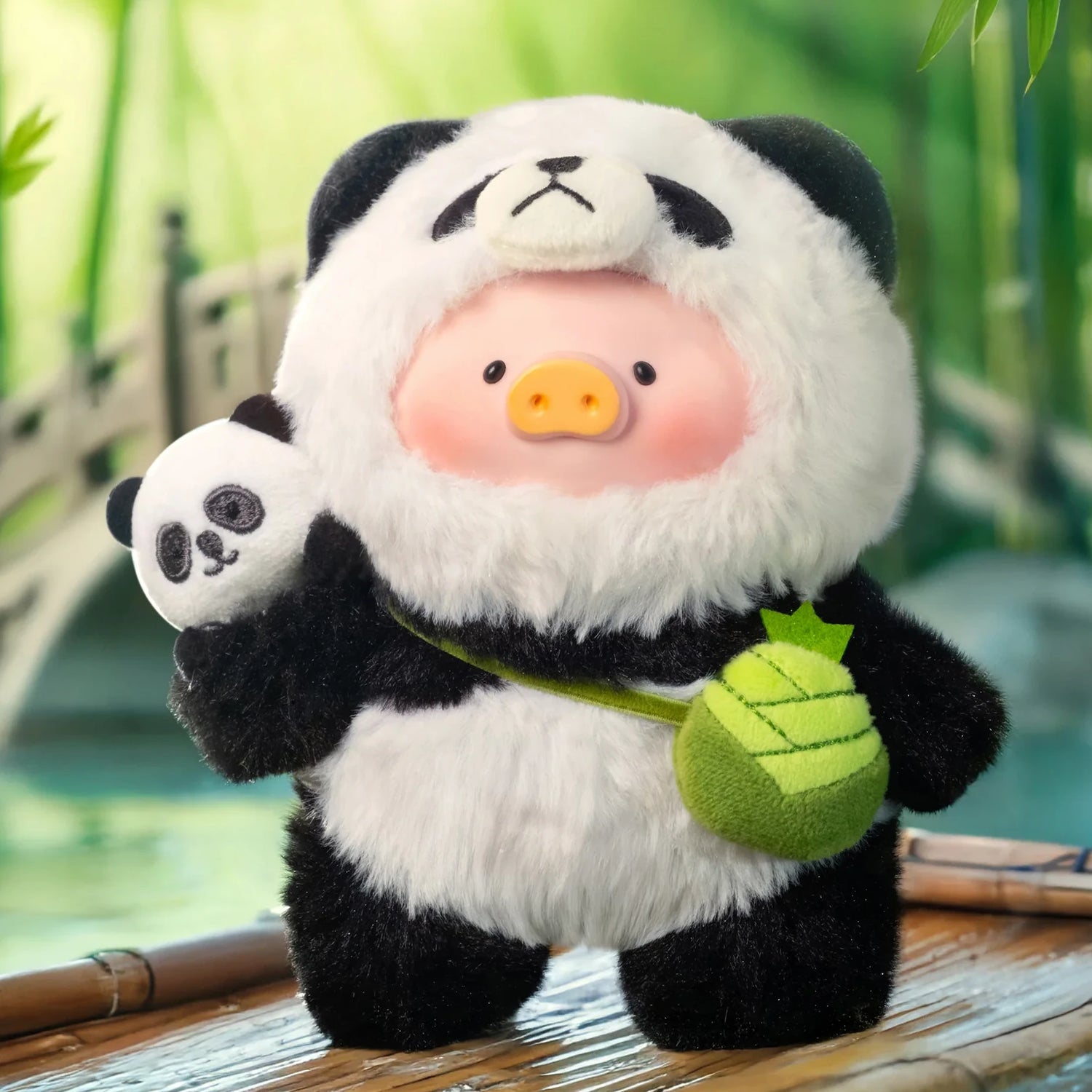 LuLu the Piggy - Panda Plush Keychain