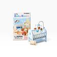 Miffy Baby Room blind box set with blue crib and mini baby accessories