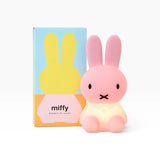 Miffy mini light blind box with pink bunny figurine and colorful character box