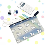 Miffy Bunny Zipper Pouch 19cm - White