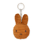 Miffy Flat Corduroy Keychain - Cinnamon