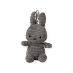 Miffy Keychain Corduroy 10cm - Charcoal
