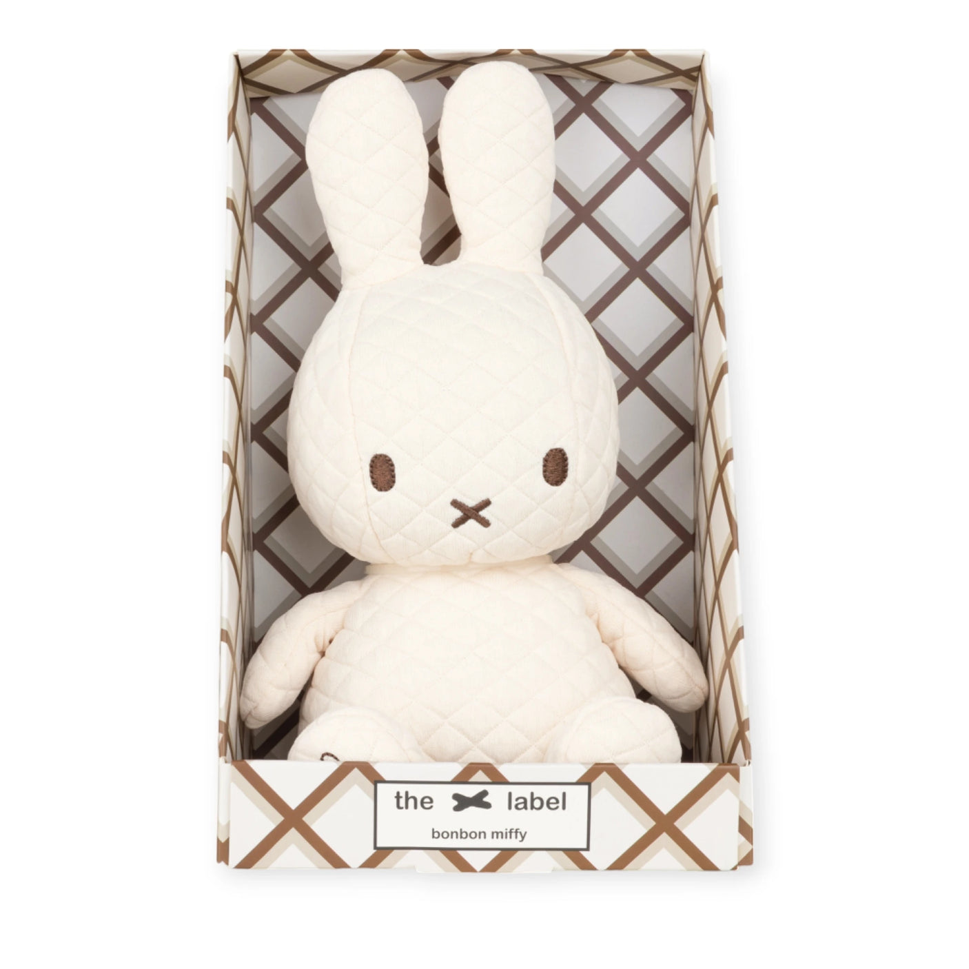 Miffy Bunny Quilted Plush Gift Box Cream 23cm Blink Box