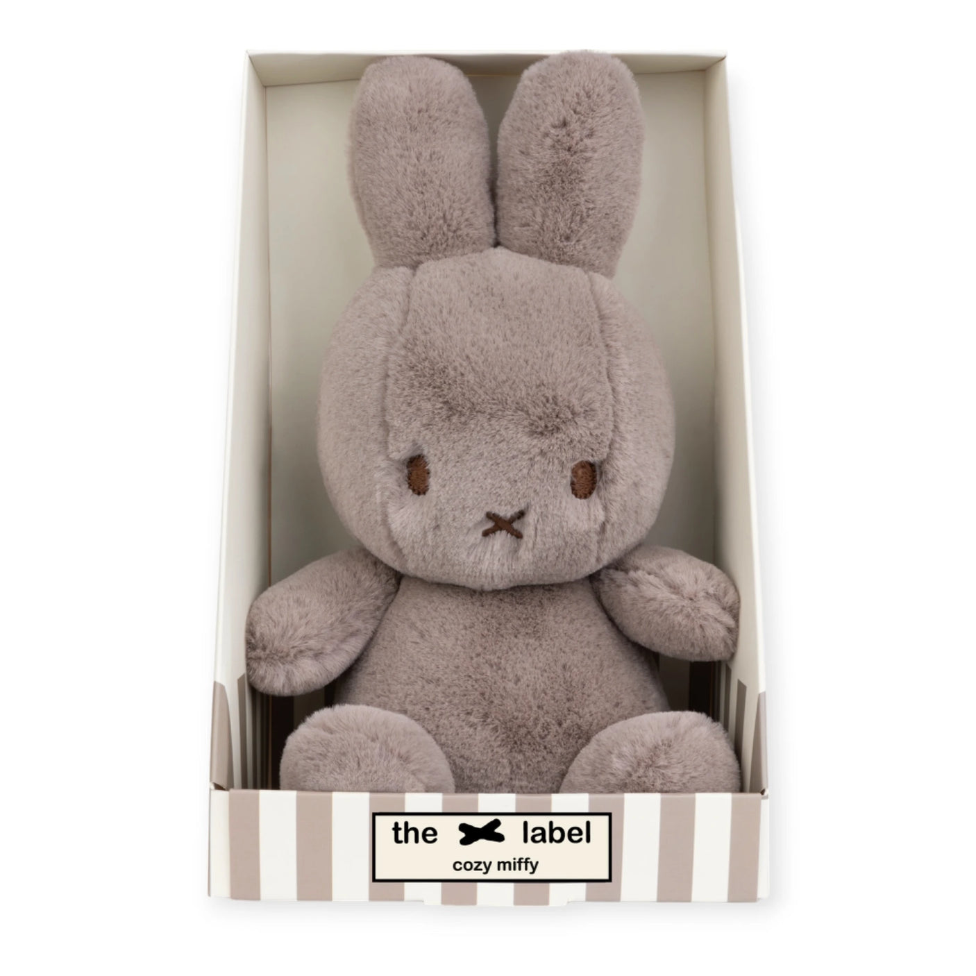 Cozy Miffy Plush & Gift Box Taupe - 23cm