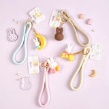 Miffy Pastel Phone Lanyard - Pink Teddy