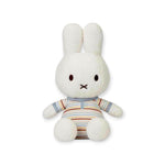 Miffy Plush White & Vintage Stripes - 35cm