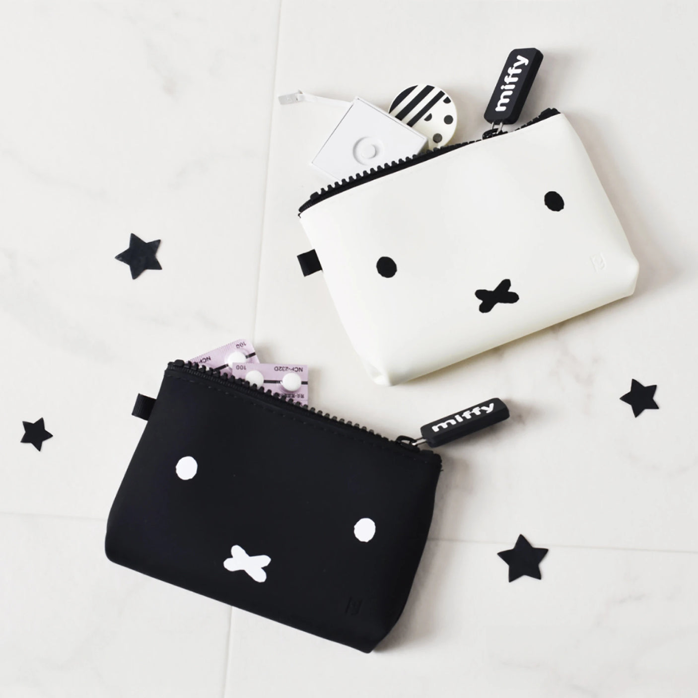 Miffy Bunny Case Black - 14cm