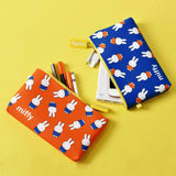 Miffy Bunny Zipper Pouch 19cm - Blue