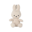 The Miffy Keychain Corduroy 10cm in Stone Grey features a plush rabbit with floppy ears, an embroidered face, and sits upright. This limited edition accessory from Miffy adds charm to any key set, perfect for fans and collectors.