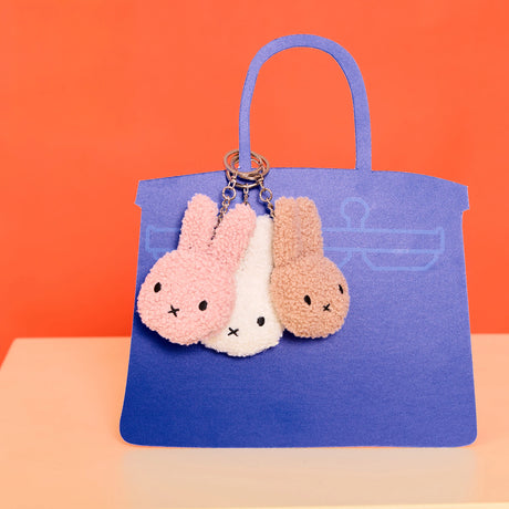 Miffy Keychain Terry Plush - Beige