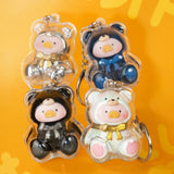 LuLu the Piggy - Mini Teddy Keychain Case