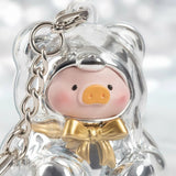 LuLu the Piggy - Mini Teddy Keychain Case