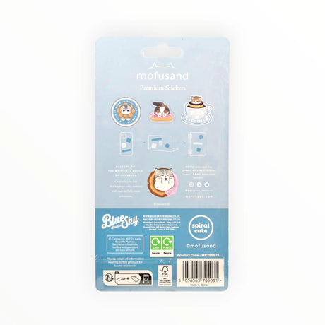 Mofusand Diner Series - Premium Sticker Set