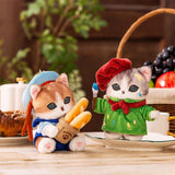 Mofusand Plush Keychain - Parisian Nyan