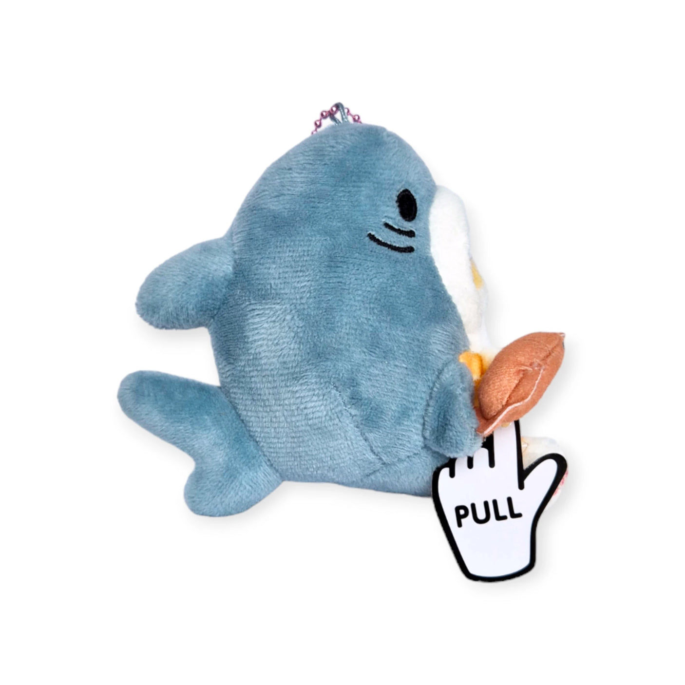 Mofusand Plush Keychain - Vibrating Shark