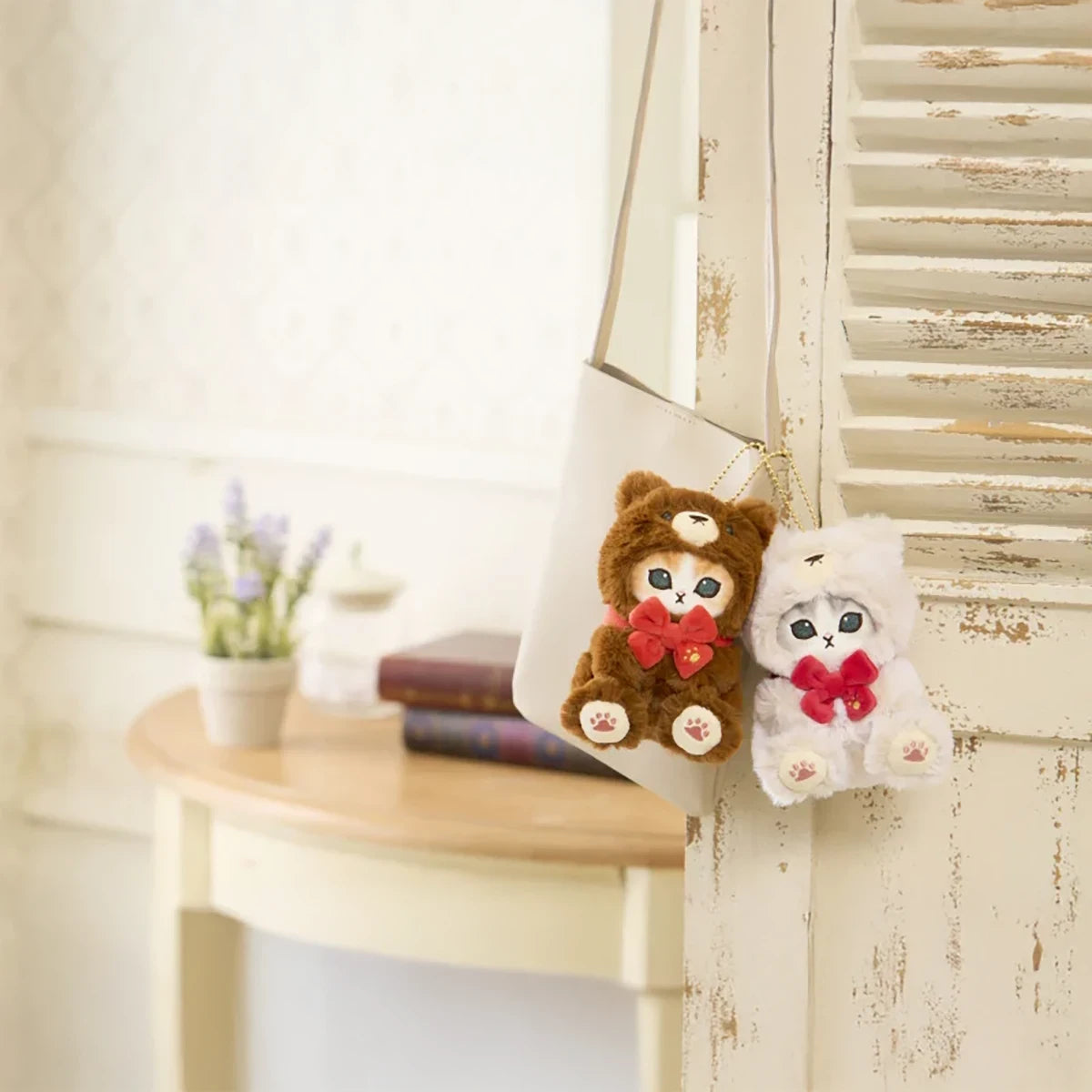 Mofusand Plush Keychain - Teddy Bear