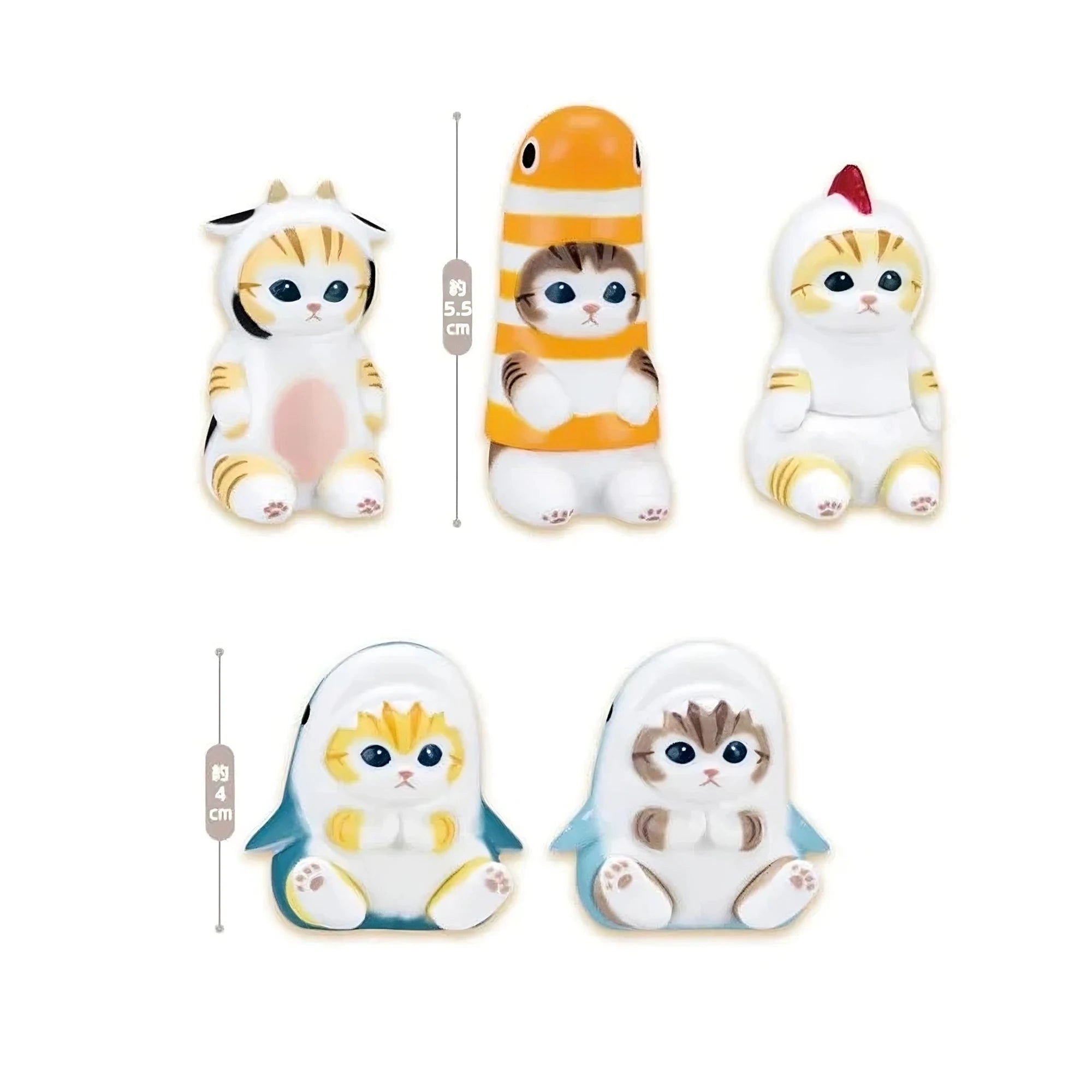 Mofusand Animal Cat Fruits Figure Anime Cartoon Blind Box Whole Set
