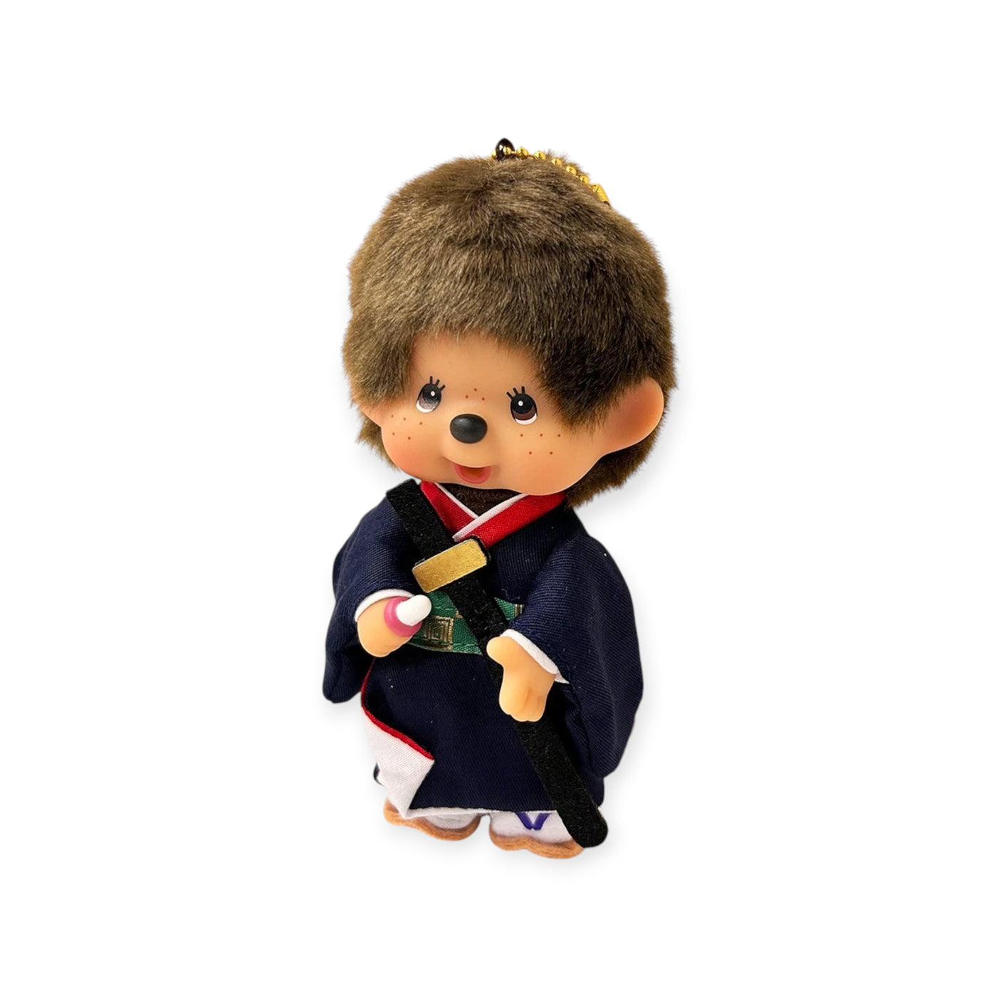 Monchhichi Kimono Boy Swordsman Bag Charm