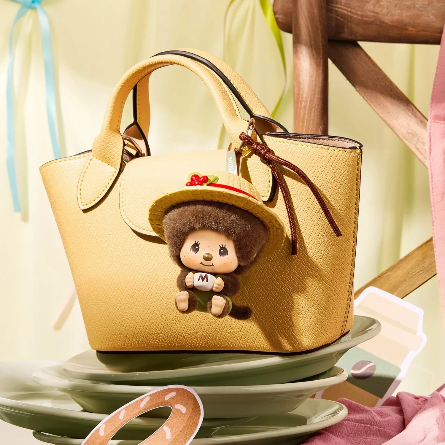 Monchhichi Mon Mon Farm Series - Flocked Pendant Blind Box