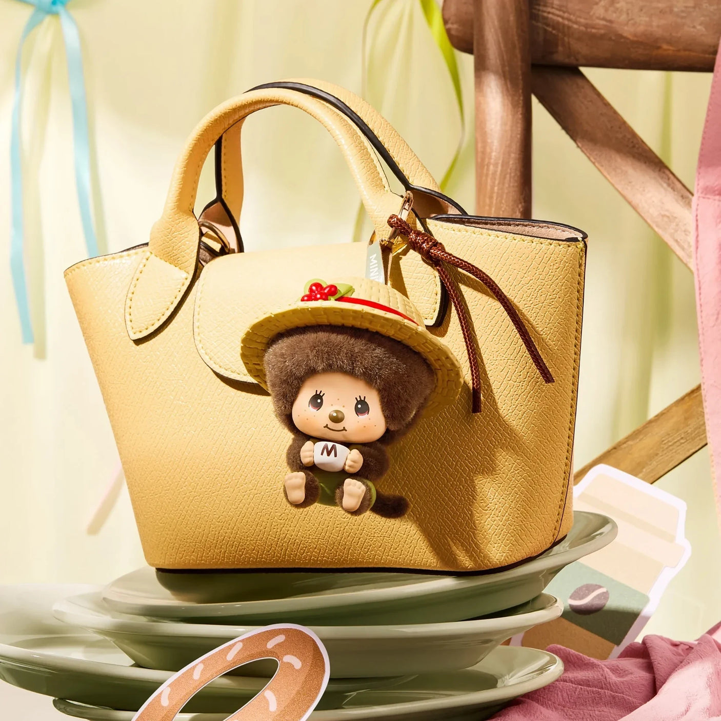 Monchhichi Mon Mon Farm Series - Flocked Pendant Blind Box