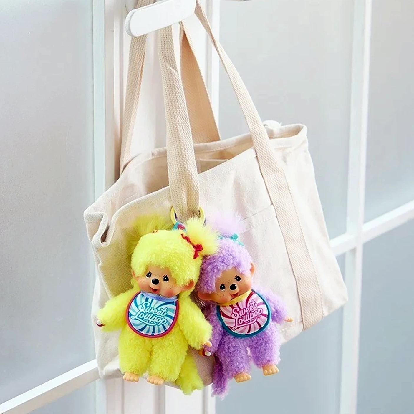 Monchhichi Sweet Lollipop Bag Charm - Purple