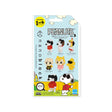 Peanuts blind bag toy brick set packaging, volume 3 with collectible character lineup