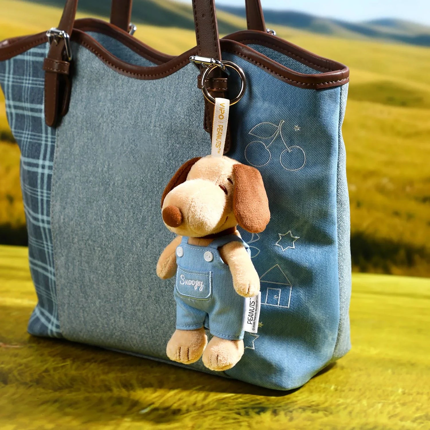 VIPO x Peanuts Denim Plush Keychain Blind Box