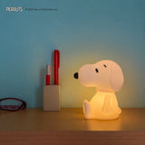 Warm glowing Snoopy night light figurine on base, 11cm tall