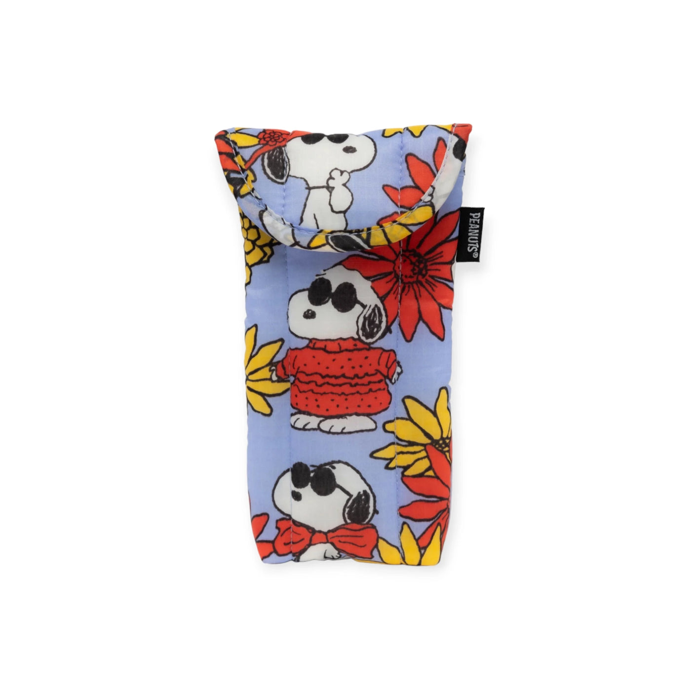 Peanuts x Baggu Glasses Sleeve - Floral Snoopy