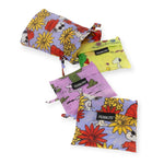 Peanuts x Baggu Set of 3 Standard Bags - Floral Snoopy