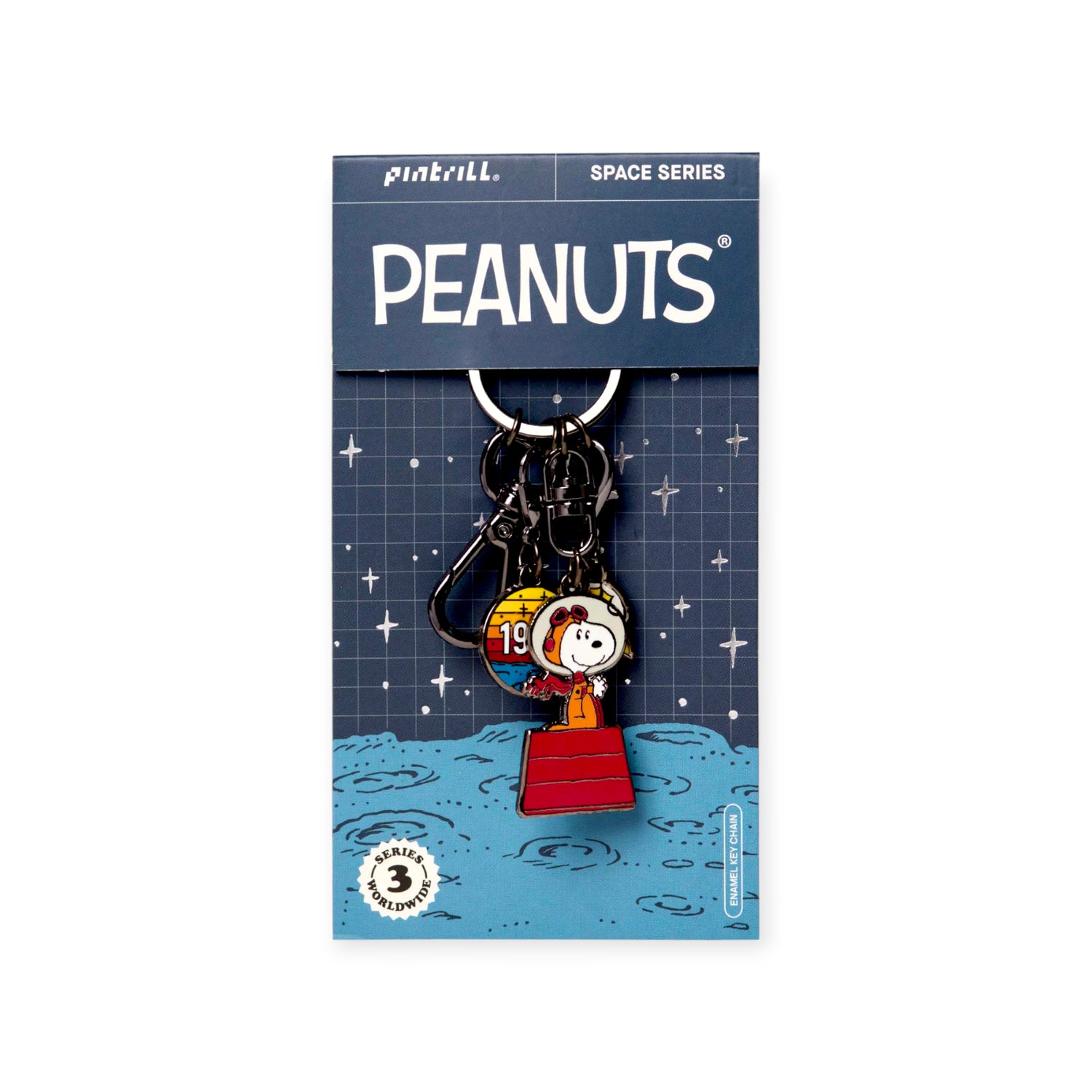 Snoopy & Woodstock in Space Keychain