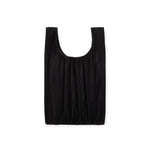 Pleated Baggu Bag - Black