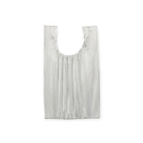 Pleated Baggu Bag - Chrome Metallic