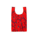Pleated Baggu Bag - Red Snapdragon