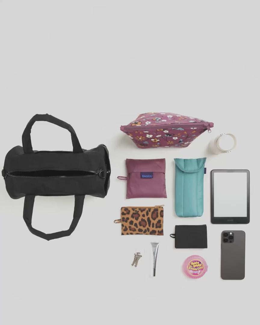 Baggu Nylon Duffle Bag - Coffee