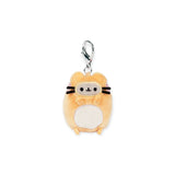 Add a cute Pusheen Blind Box - Enchanted Forest plush keychain to your collection—a round, tan cat with white belly and metal clasp, perfect for fans of Pusheen or as a surprise from the official blind box series.