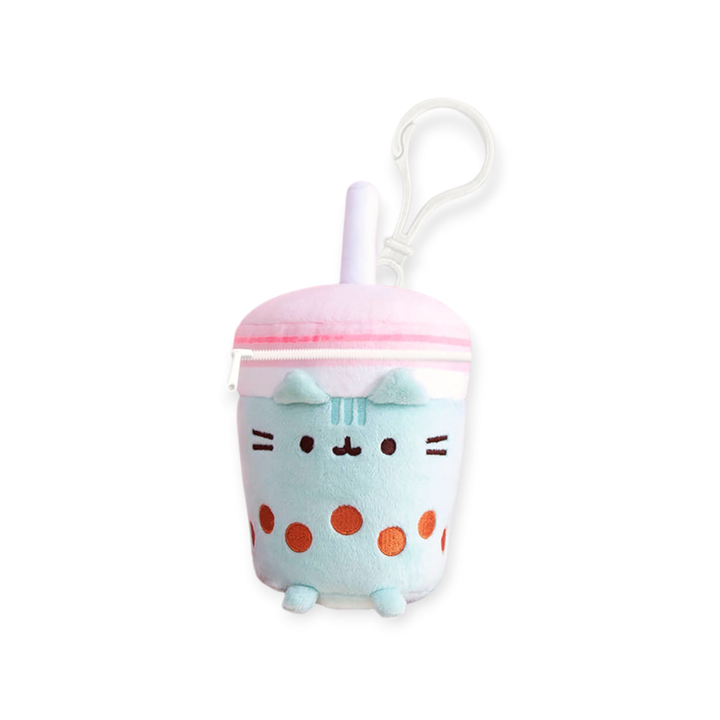 Pusheen Keychain Plush -  Boba Tea