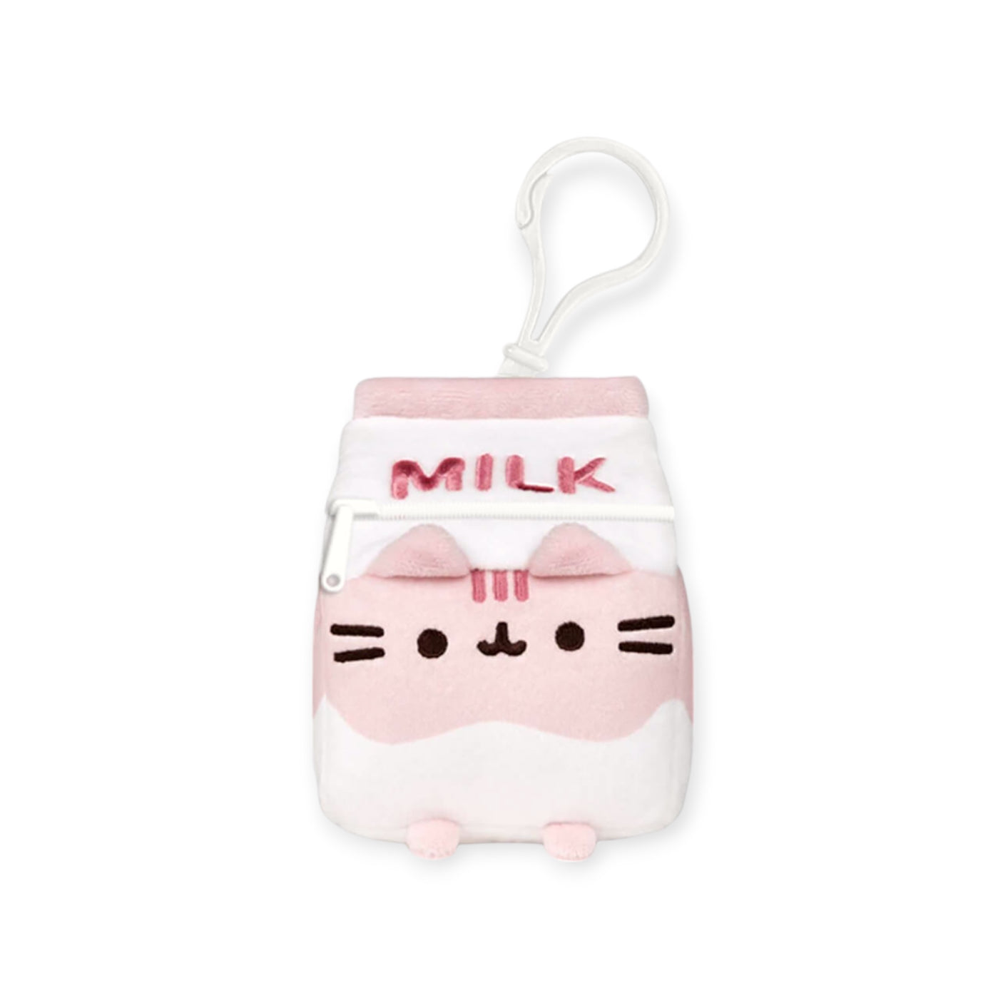 Pusheen Keychain Plush -  Strawberry Milk