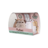 The Pusheen Plush - Family Gathering Gift Set by Pusheen includes charming plush cats in a decorative box, making it perfect for fans of Pusheen.