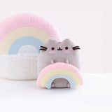 Pusheen Plush Holding Rainbow - 24cm