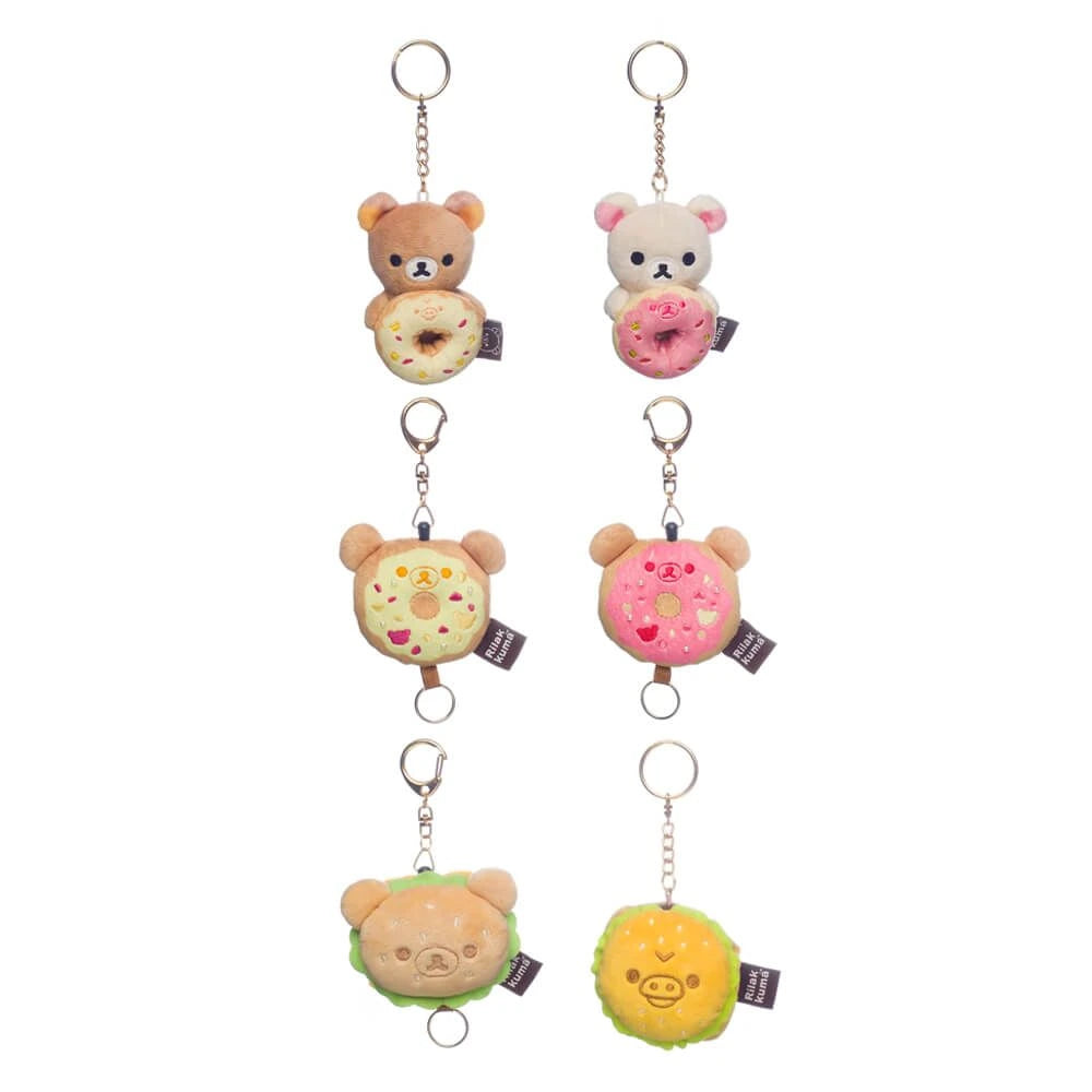 Rilakkuma Bakery Plush Keychain - Blind Box