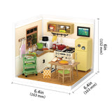 Rolife Happy Meals Kitchen - DIY Plastic Mini House