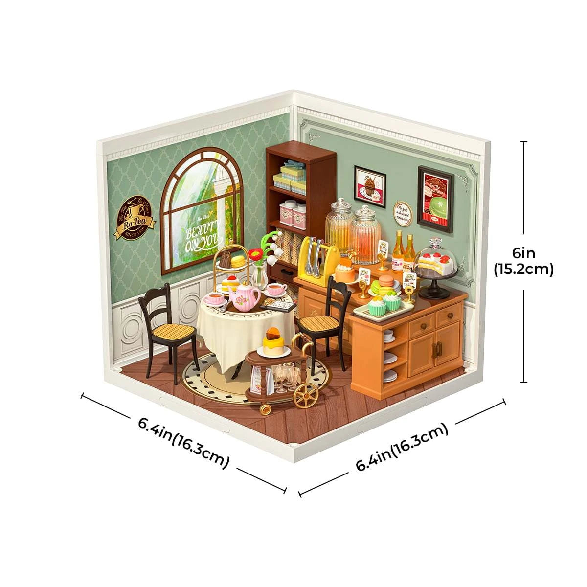 Rolife Sweet Sips Tea Shop - DIY Plastic Mini House