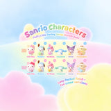Sanrio Characters series Meotch Bean display card with long-flocked finish