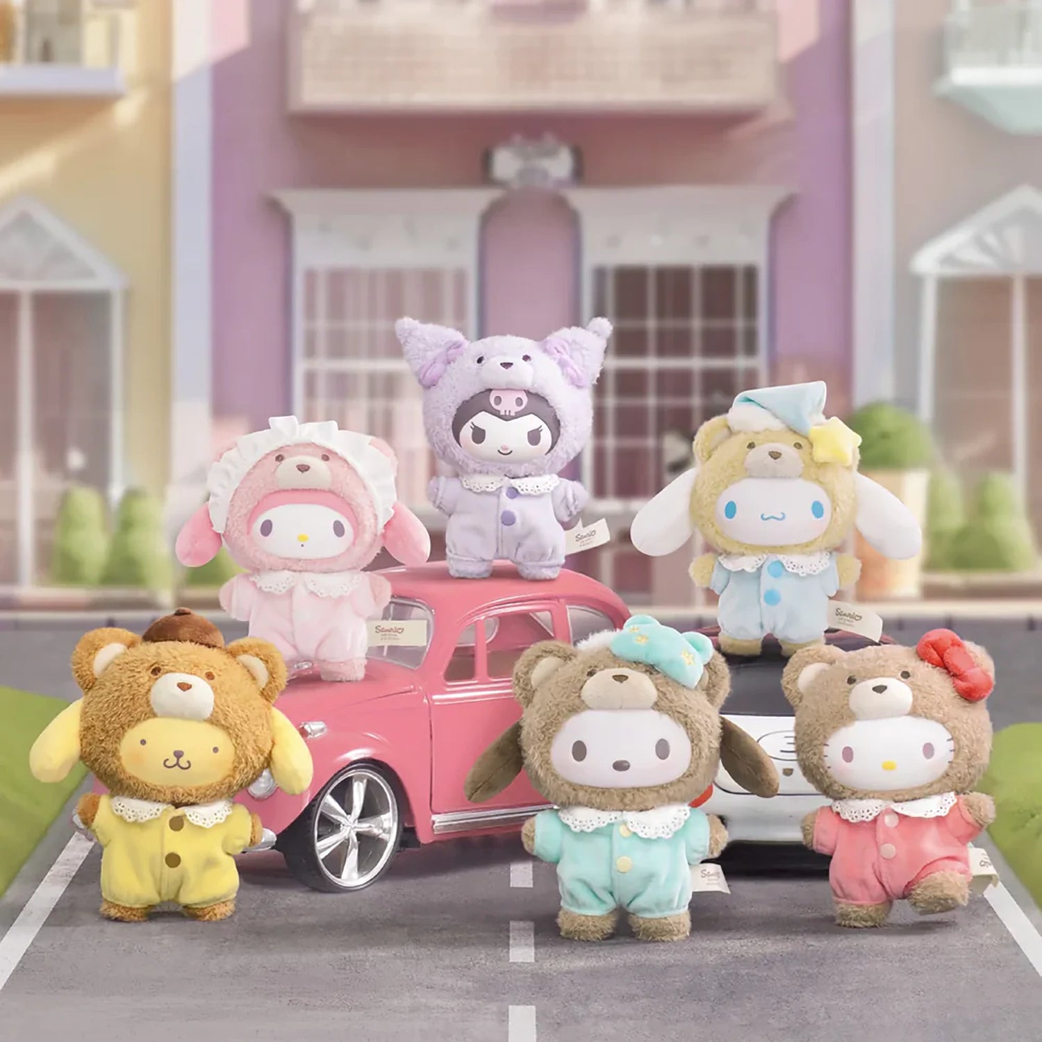 Sanrio Characters Latte Baby Plush Keychain - Blind Box