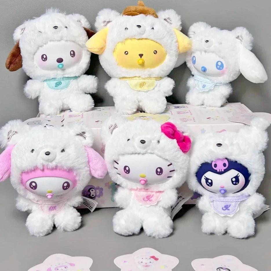 Sanrio Little Bear Planet Plush Keychain Blind Box