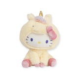 This enchanting Hello Kitty Plush - Unicorn features a cat shape with a unicorn horn, creamy fur, pink ears, and paws. It’s an ideal gift for any fan of the Hello Kitty Plush Unicorn collection.