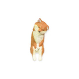 This petite fox figurine, featured in the Yell Sleepy Animals Blind Box series, sits upright with eyes gently shut against a simple white backdrop. It's a charming addition to the Relaxing Desk Friends collection that you'll adore collecting.